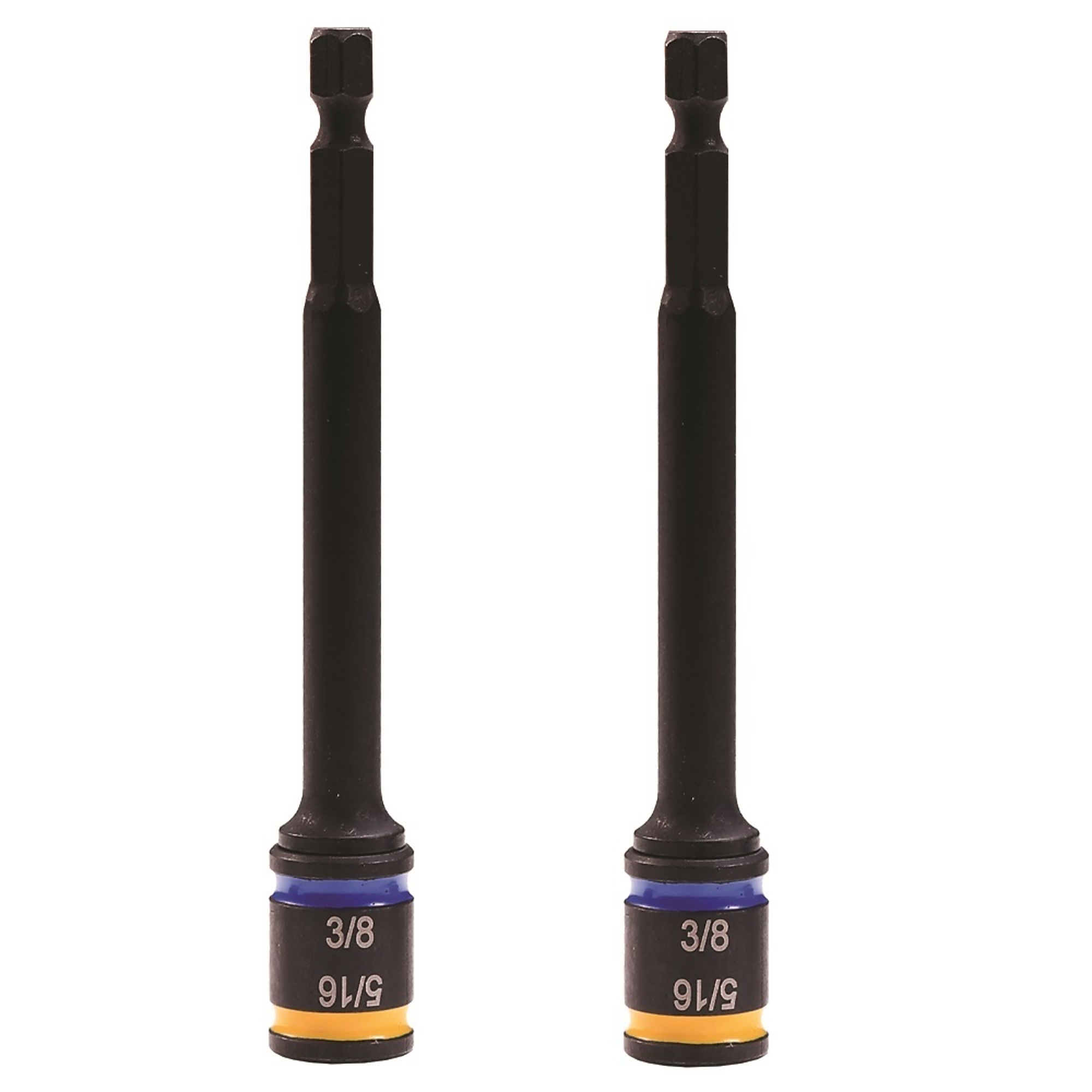Malco, 4in. Magnetic Hex Drivers (5/16in. and 3/8in.)- 2 pack, Drive Type Other, Model# 2PK-MSHMLC1